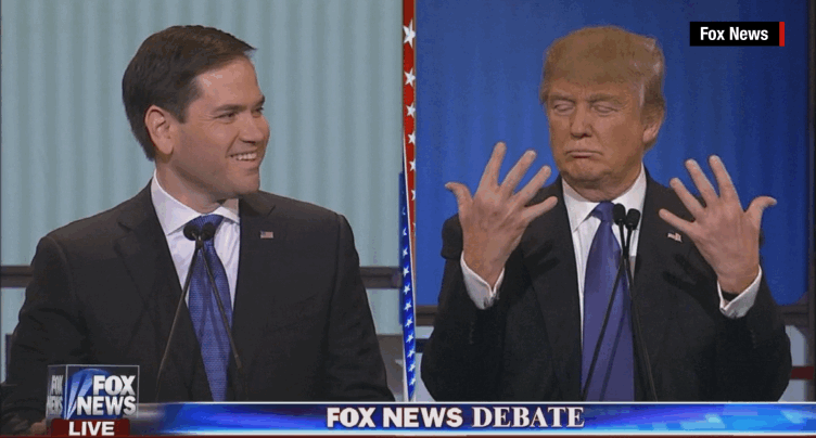 Marco Rubio Hits Donald Trump's 'Small Hands